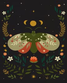 Moth in Boho Style 1