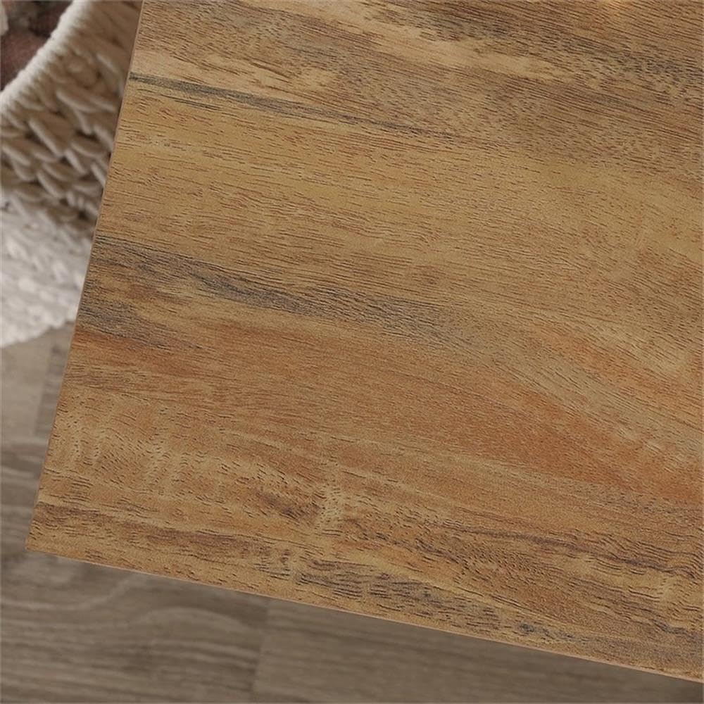Premium Wooden Nightstand Set of 2 - Modern Mango Brown Bedside Table with Storage Shelf | Perfect for Bedroom, Living Room, or Office Organization