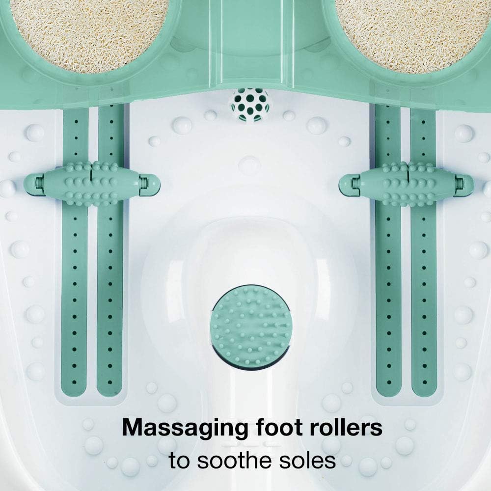 CONAIR FB52C 1PKC Waterfall Foot Pedicure Spa - Electric Foot Bath Massager with Bubbles & Heat - Perfect for Relaxation & At-Home Pedicures