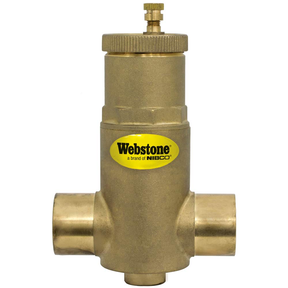 NIBCO 1-1/2 Inch Sweat Air Separator - HVAC System Air Removal for Hydronic Heating & Cooling Systems