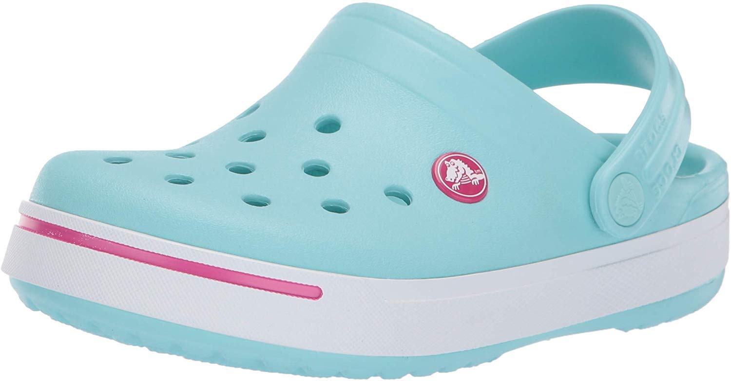 Crocs Kids' Crocband II Clog - Comfortable & Lightweight Water Shoes for Boys & Girls - Perfect for Beach, Pool, and Outdoor Play