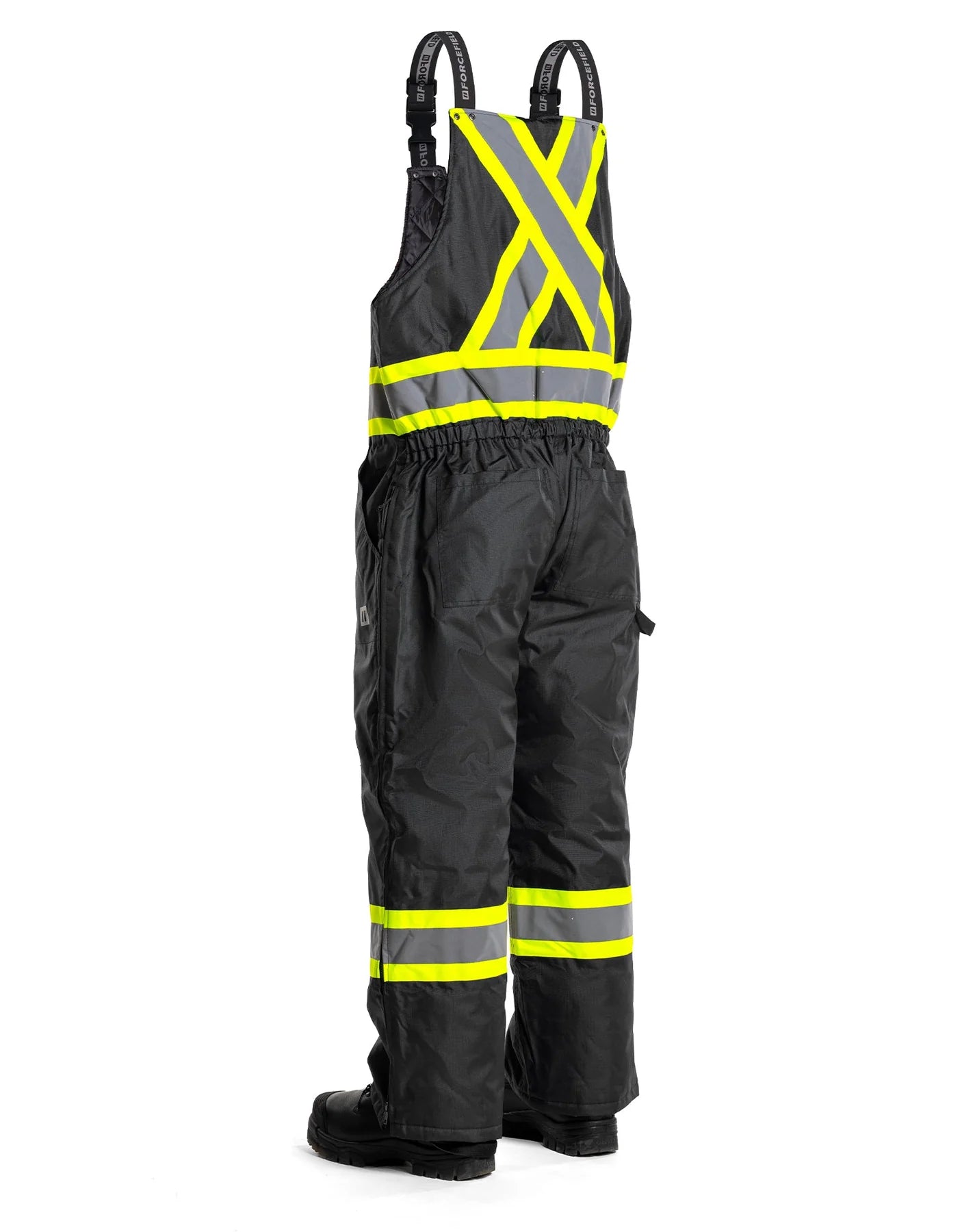 Forcefield Hi-Vis Winter Safety Overalls EN835R - High Visibility Workwear for Cold Weather Construction & Outdoor Jobs