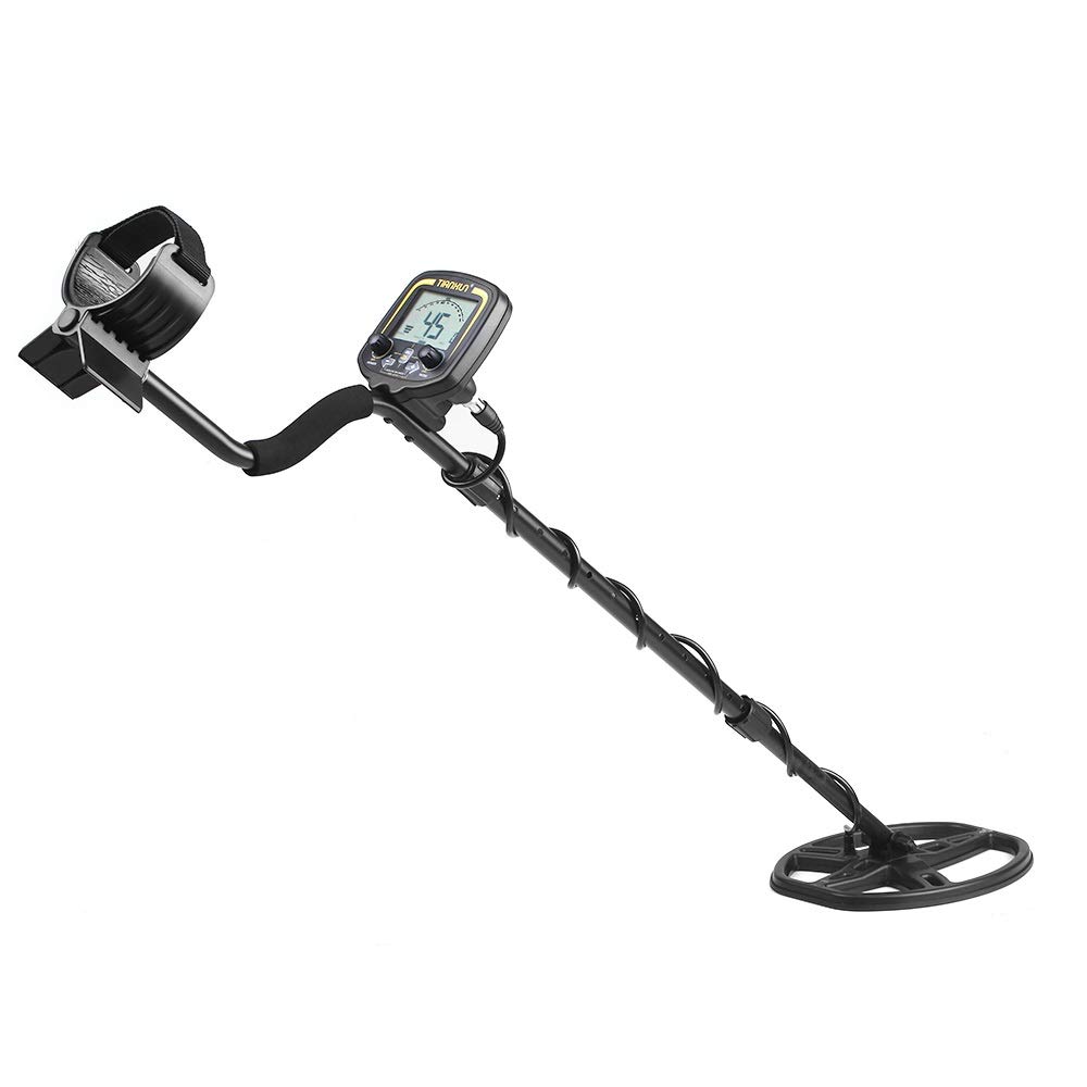 TX-850 High Sensitivity Portable Metal Detector for Gold & Underground Treasure Hunting - LCD Display, Depth Indicator & Headphone Jack - Perfect for Beach, Park & Field Metal Detection Adventures