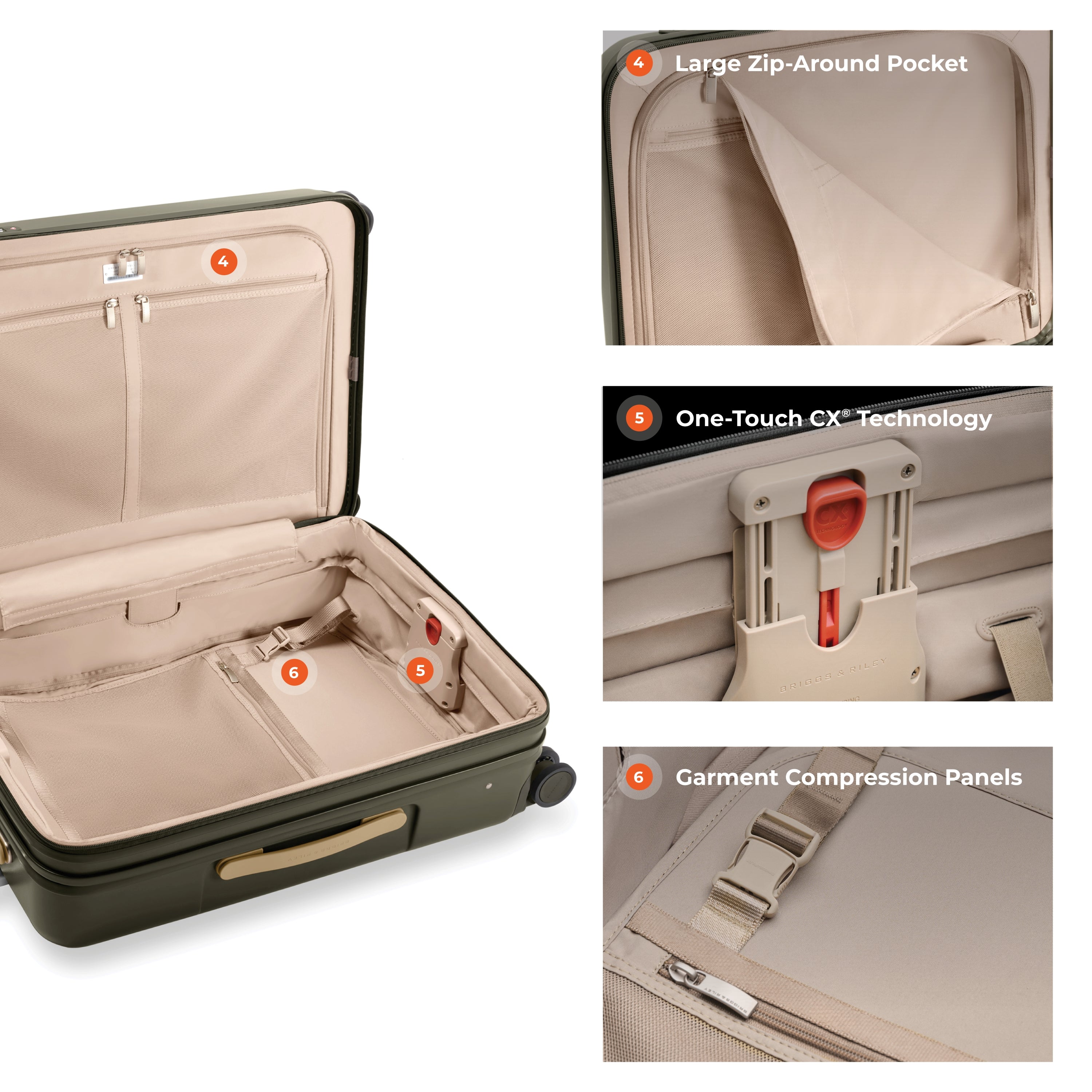 Briggs & Riley Sympatico 3.0 Medium Expandable Spinner Luggage 27