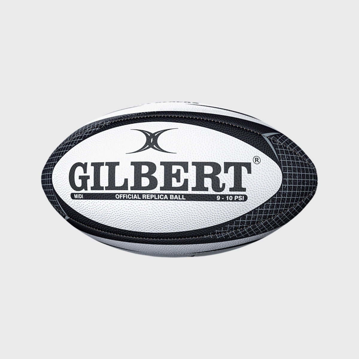 Gilbert New Zealand All Blacks Official Midi Rugby Ball - Perfect for Training, Matches & Rugby Gifts for Fans