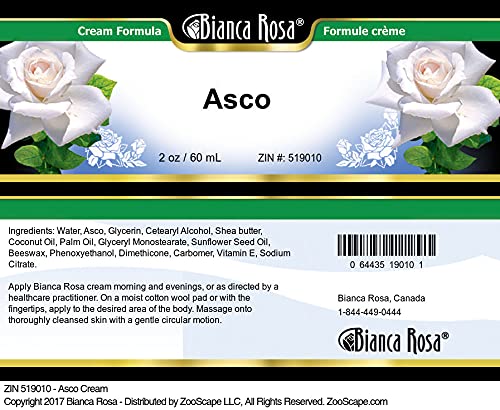 Asco Cream 2 oz (3 Pack) - Premium Skin Moisturizer for Dry & Sensitive Skin | Ideal for Daily Use, Night Care & Post-Treatment Hydration