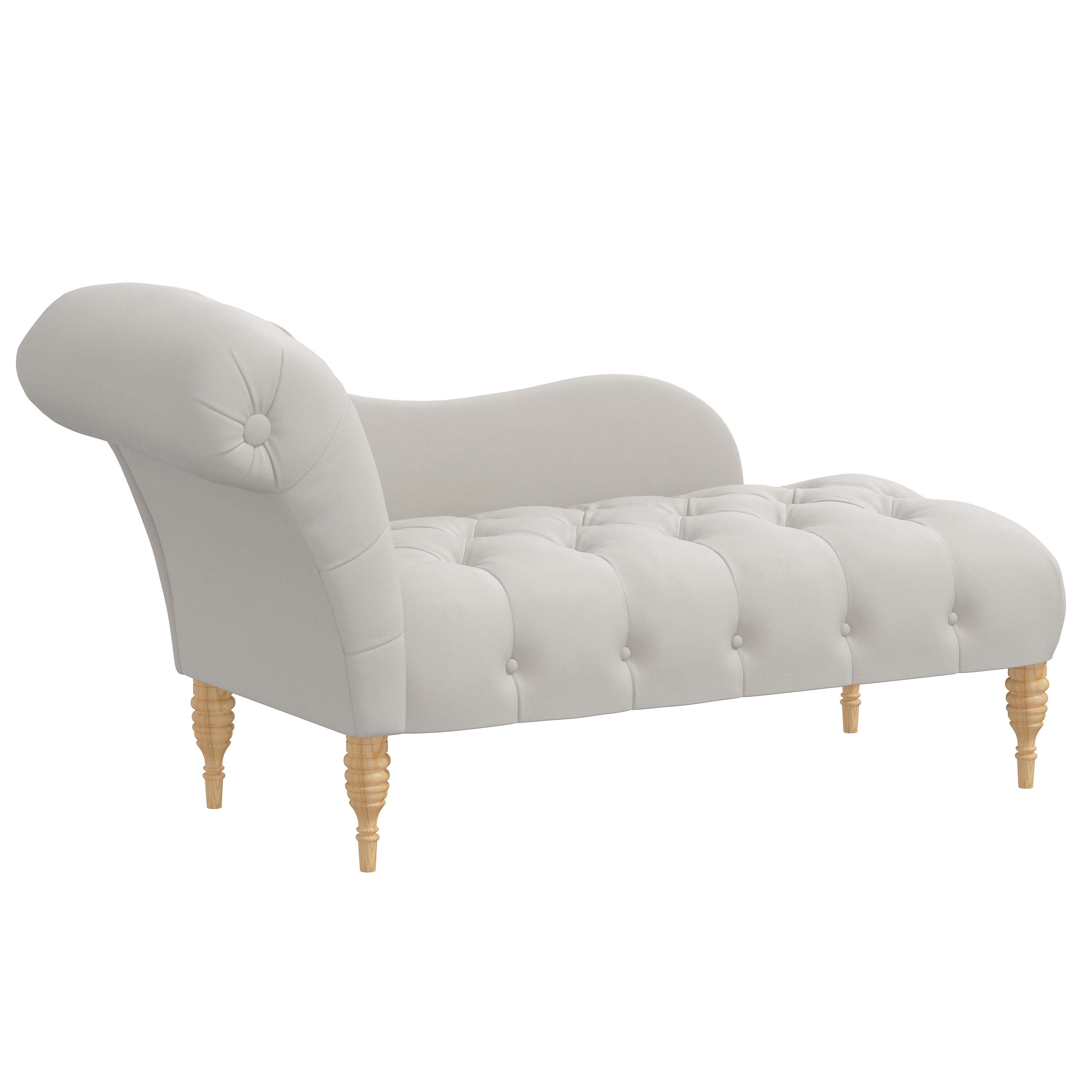 Rowen Chaise Lounge Chair - Modern Accent Furniture for Living Room, Bedroom & Patio - Stylish Upholstered Seating with Wooden Legs - Perfect for Relaxing, Reading & Decorating Your Home