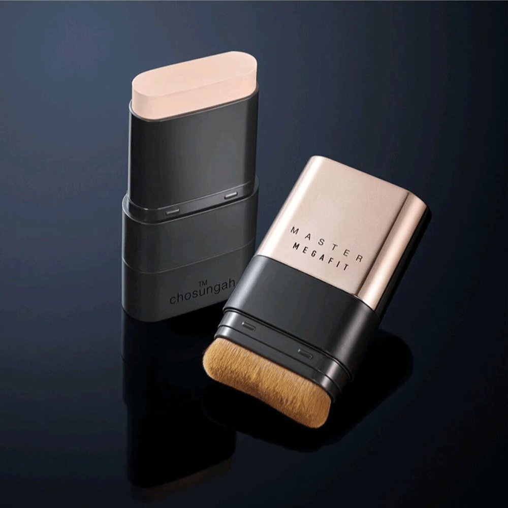 CHOSUNGAH BEAUTY Mega Fit Stick Foundation SPF50+ PA++++ - 16g Long Lasting Matte Finish, Full Coverage Makeup for Oily & Combination Skin | Perfect for Daily Wear & On-the-Go Touch Ups