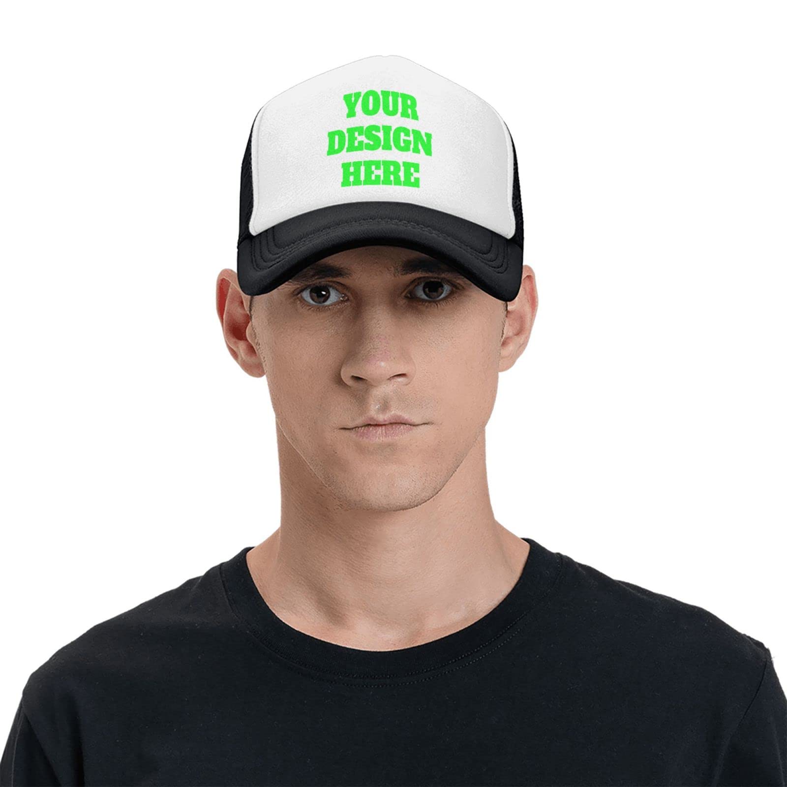 Custom Personalized Baseball Cap with Name, Logo & Text - Add Your Own Design for Parties, Golf & Sports - Unique Embroidered Hat for Men & Women