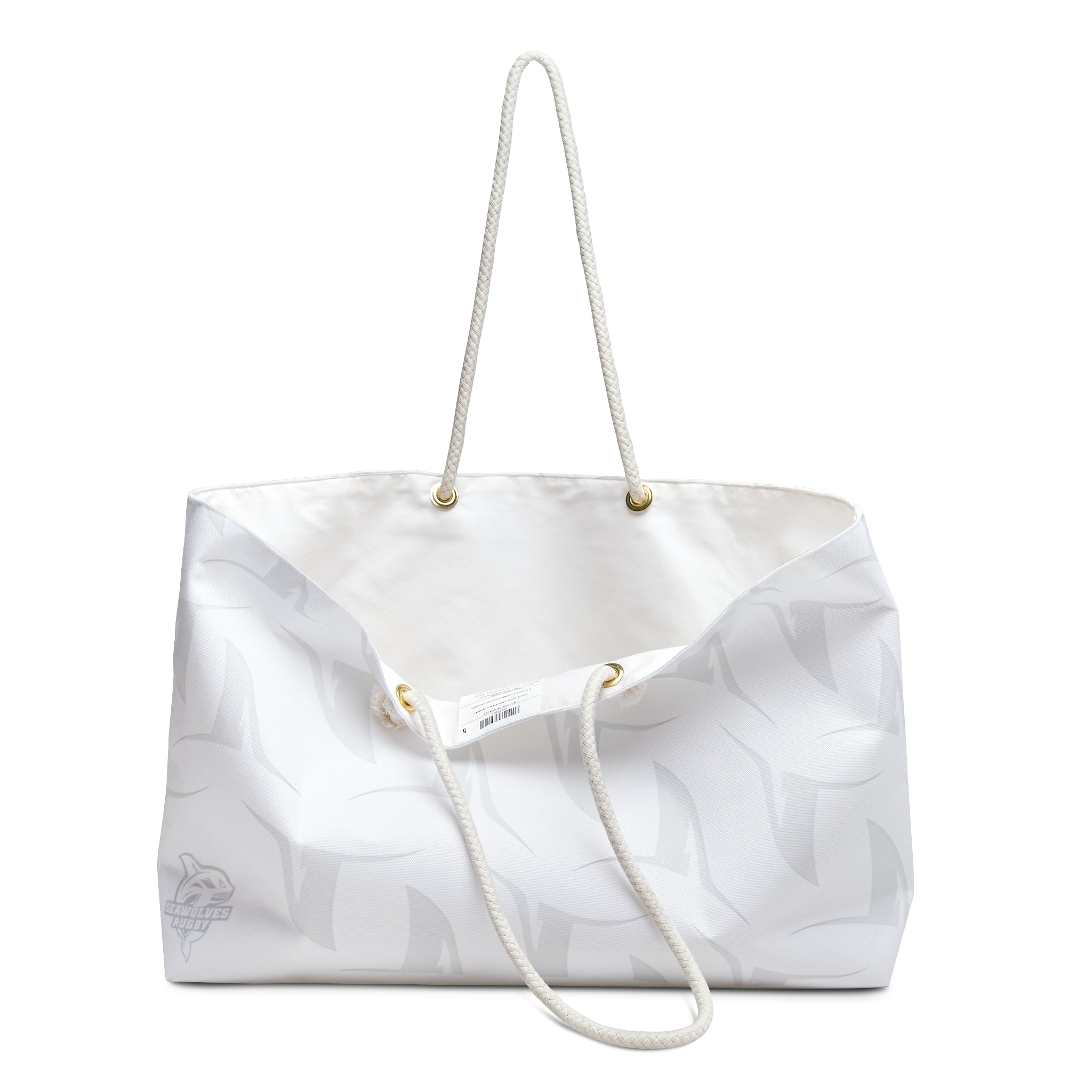 Seawolves Weekender Tote Bag - Large Durable Canvas Beach Bag for Travel, Gym & Weekend Getaways | Perfect Carry-On for Women & Men | Water-Resistant & Spacious