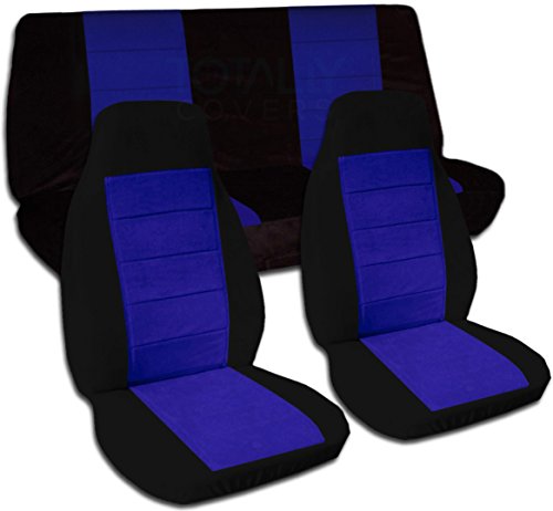 Black and Dark Blue