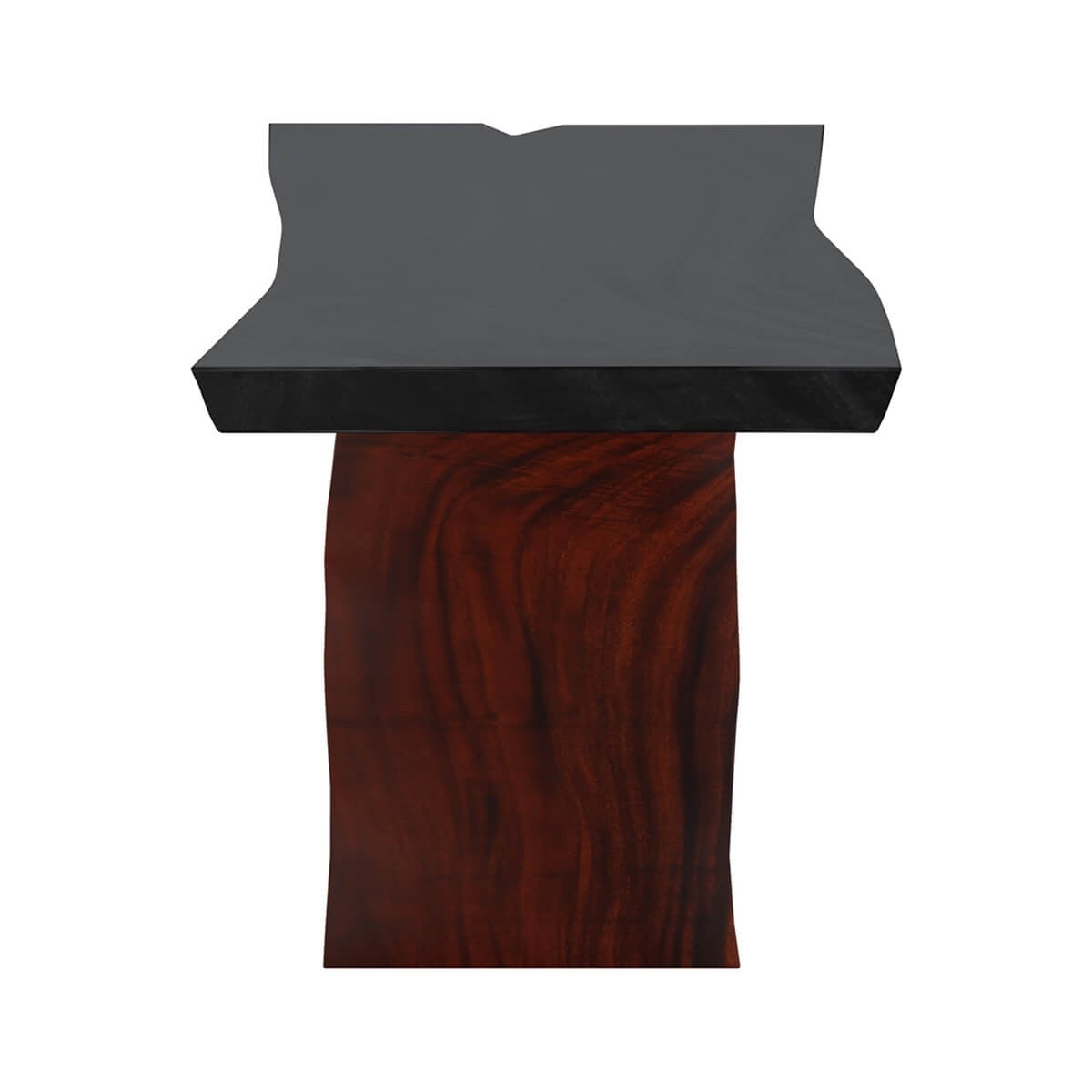 Eldora Two-Tone Solid Wood Live Edge Dining Table - Handcrafted Single Slab Design for Modern Farmhouse & Rustic Home Decor | Perfect for Dining Rooms, Kitchens & Open Concept Living Spaces
