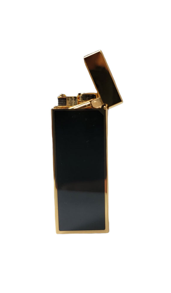 Dunhill Rollagas Black Lacquer Hallmark Cigar Lighter - Premium Luxury Windproof Flame for Cigars, Cigarettes & Pipe Smoking - Perfect for Gifts, Collectors & Smoking Enthusiasts