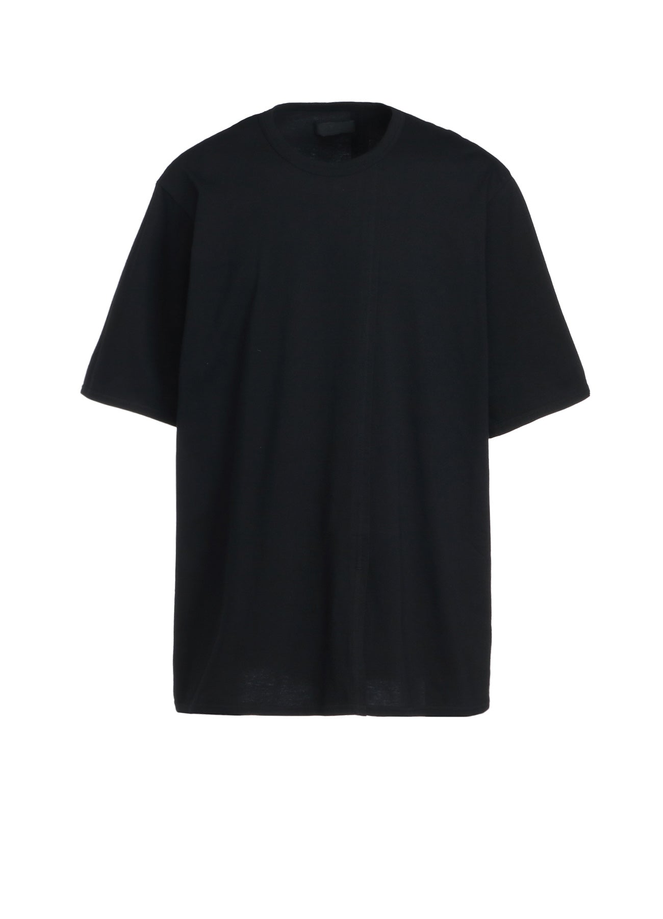 Soft Cotton Jersey Vertically Grafted T-Shirt with Side Slit Hem - Casual Streetwear & Layering Essential for Men & Women
