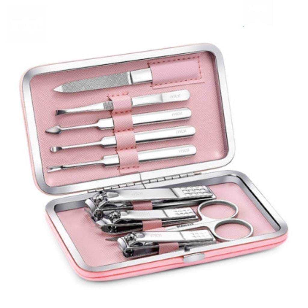 Cute Pink Nail Clipper Set for Girls - Professional Manicure & Pedicure Tools for Fingernails & Toenails - Perfect for Home, Travel, and Salon Use (SHYPT)