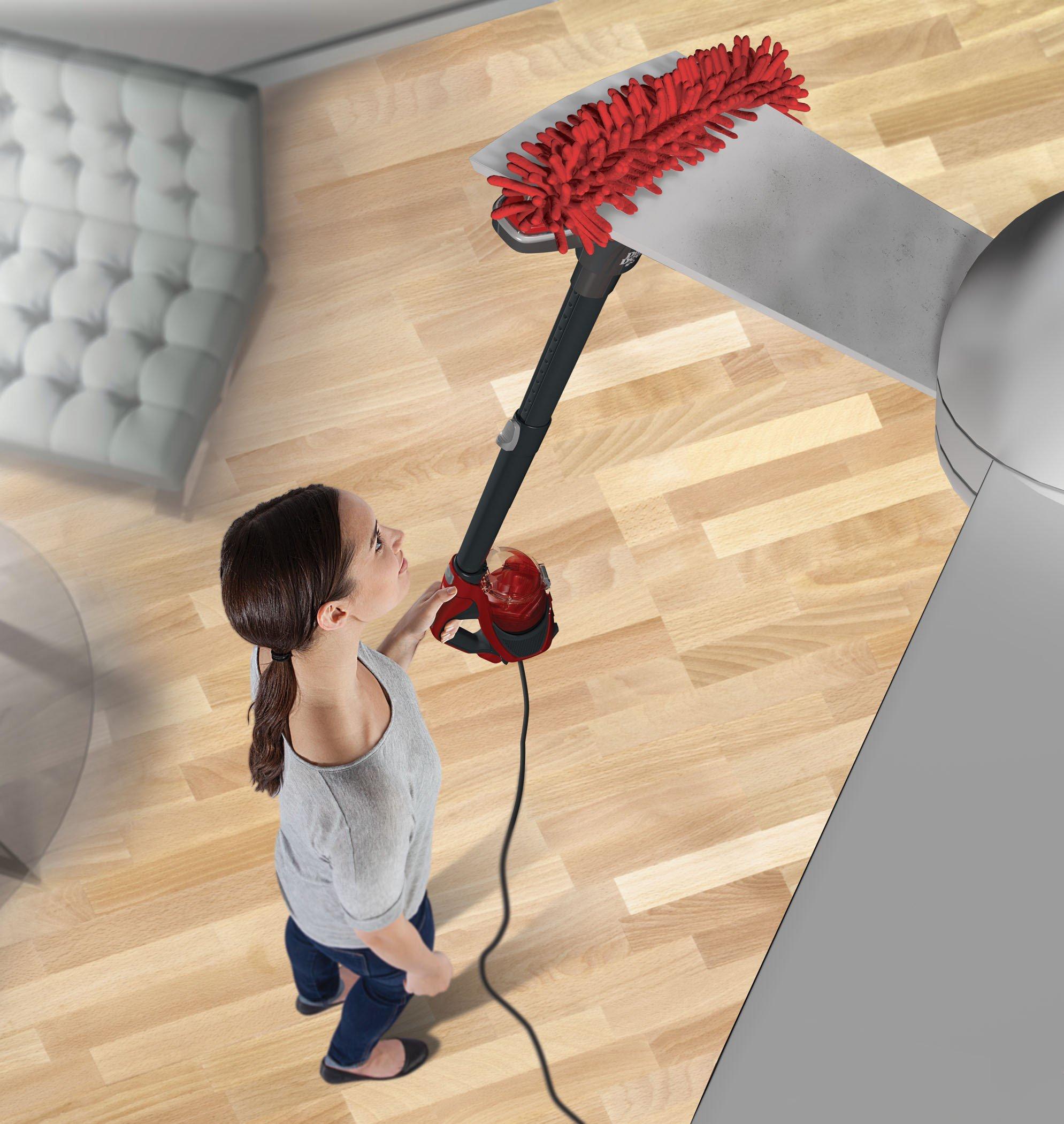 360° Reach Pro Bagless Stick Vacuum Cleaner - Lightweight, Cordless for Hardwood Floors & Pet Hair - Perfect for Home, Apartment & Car Cleaning