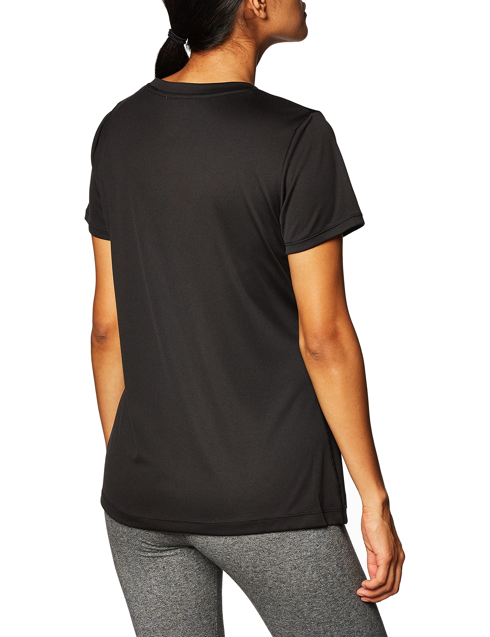 Champion Women's Powertrain Heather Tee - Soft Cotton Short Sleeve T-Shirt for Workouts, Running & Casual Wear | Gym, Yoga & Everyday Comfort