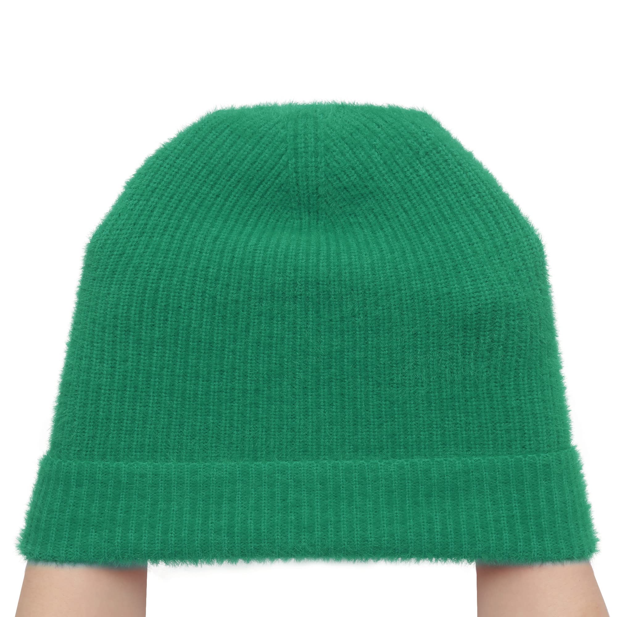 ZLYC Unisex Winter Beanie Hat - Stretchable Ribbed Knit Skull Cap for Men & Women - Warm Fleece Lined Cold Weather Accessory for Skiing, Snowboarding & Outdoor Activities