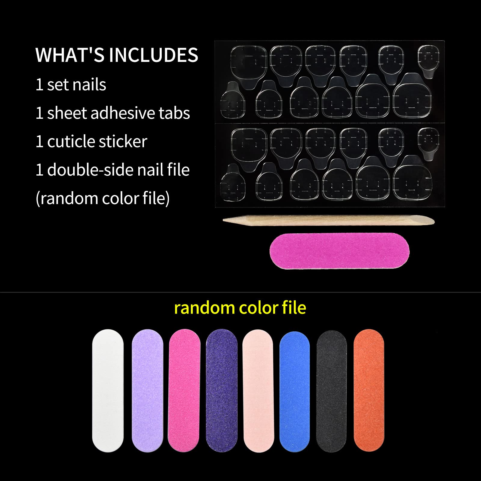 Short Squoval Press On Nails - Glossy Pure White False Nails for Women | Manicure Fake Nails with Nail Art Tips | Perfect Gift for Girls & Women | Great for Parties, Weddings & Everyday Wear