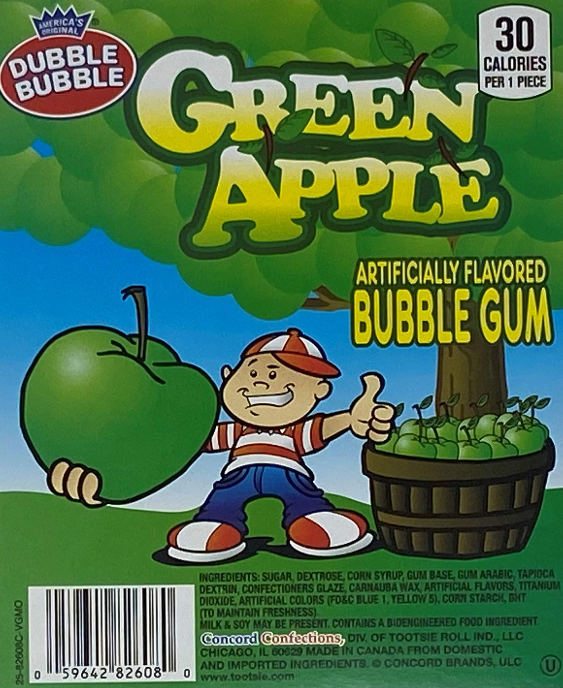 Green Apple Gumballs - 1 Pound Bulk Candy for Vending Machines, Party Favors & Retail Stores | Sweet & Tangy Chewing Gum Balls
