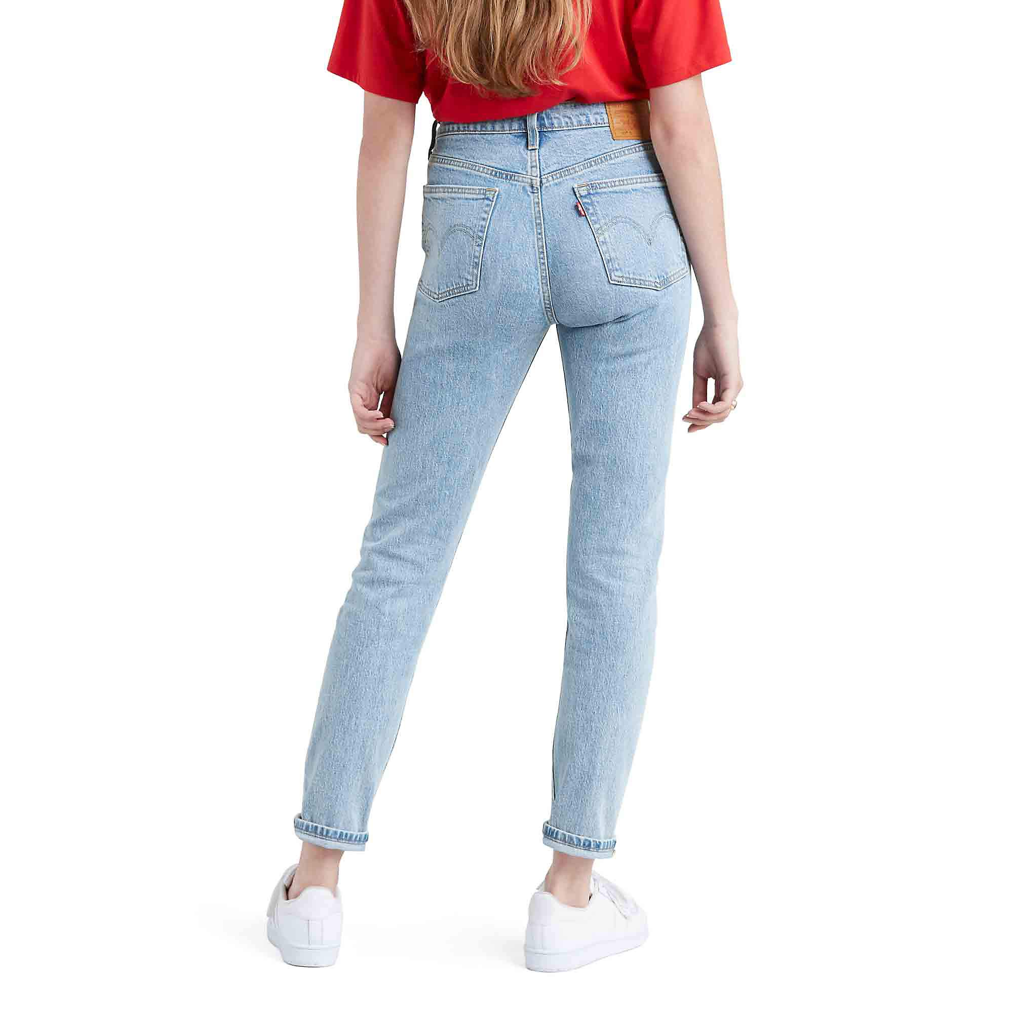 Levi's Women's Premium 501 Skinny Jeans - High Waist Stretch Denim Pants for Everyday Wear & Casual Outfits