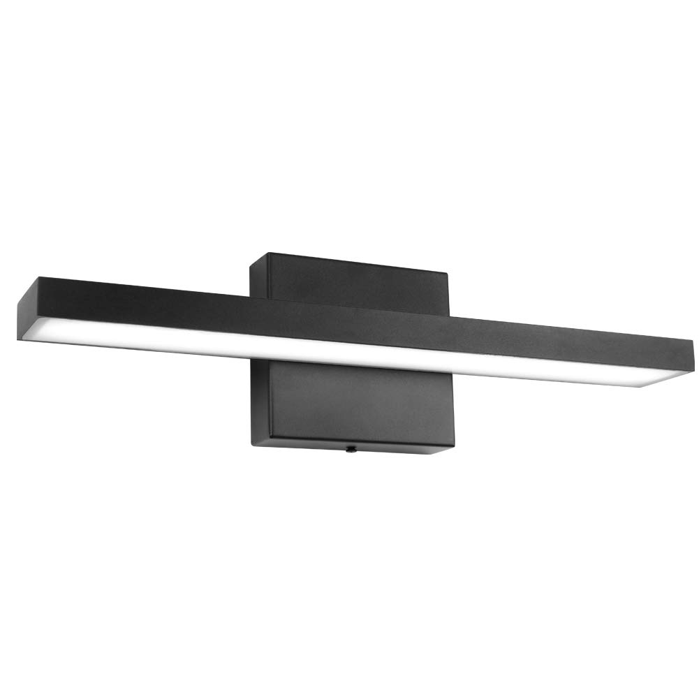 Ralbay 15.7 Inch Modern LED Vanity Light - 12W Frosted Aluminum Bathroom Light Fixture - Cool White 6000K - Perfect for Bathroom Mirror Lighting & Makeup Vanity Areas