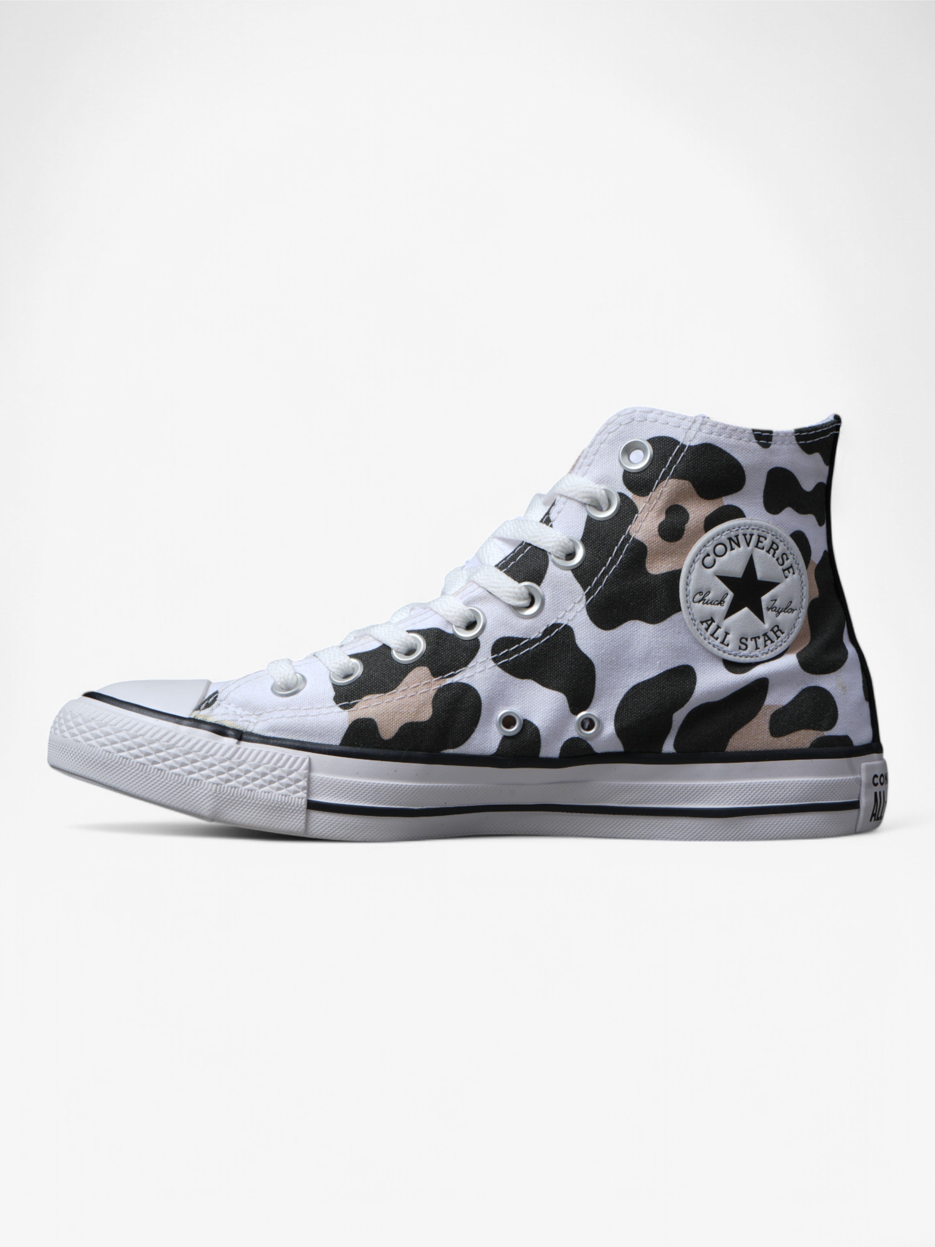 Converse Chuck Taylor All Star High Top Sneakers - White Animal Print | Casual Streetwear & Retro Fashion Shoes for Men & Women