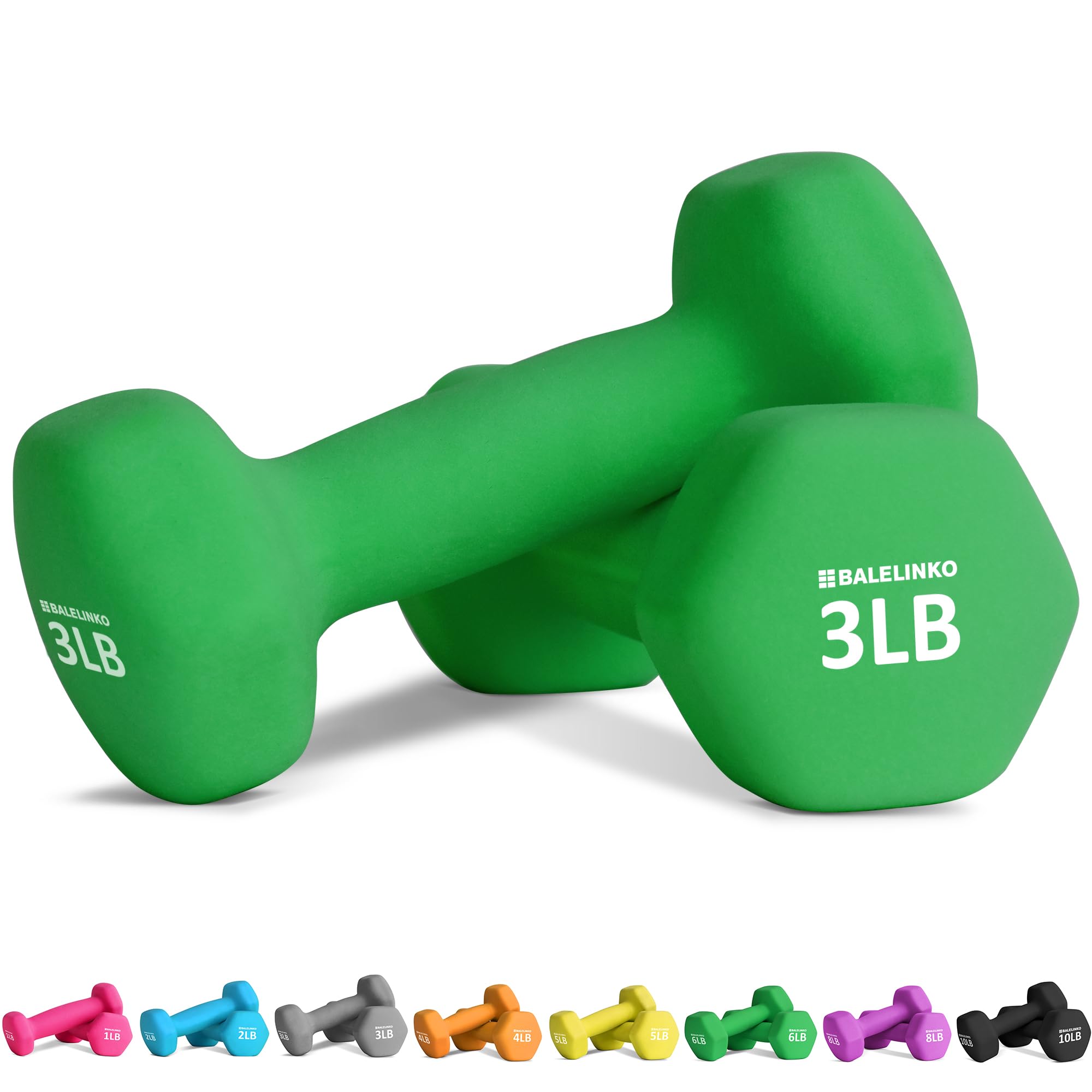 Balelinko Home Gym Equipment Set for Strength Training, Weight Loss, Yoga & Pilates - Adjustable Weights for Women, Men, Seniors & Youth - Perfect for Home Workouts, Fitness Training & Weight Management