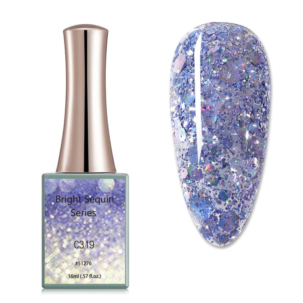 BELLE GAGA™ CANNI Soak Off LED UV Gel Nail Polish - 16ml Salon Quality DIY Manicure Kit for Home & Professional Use (Color C319) - Perfect for Nail Art, French Tips, and Special Occasion Manicures