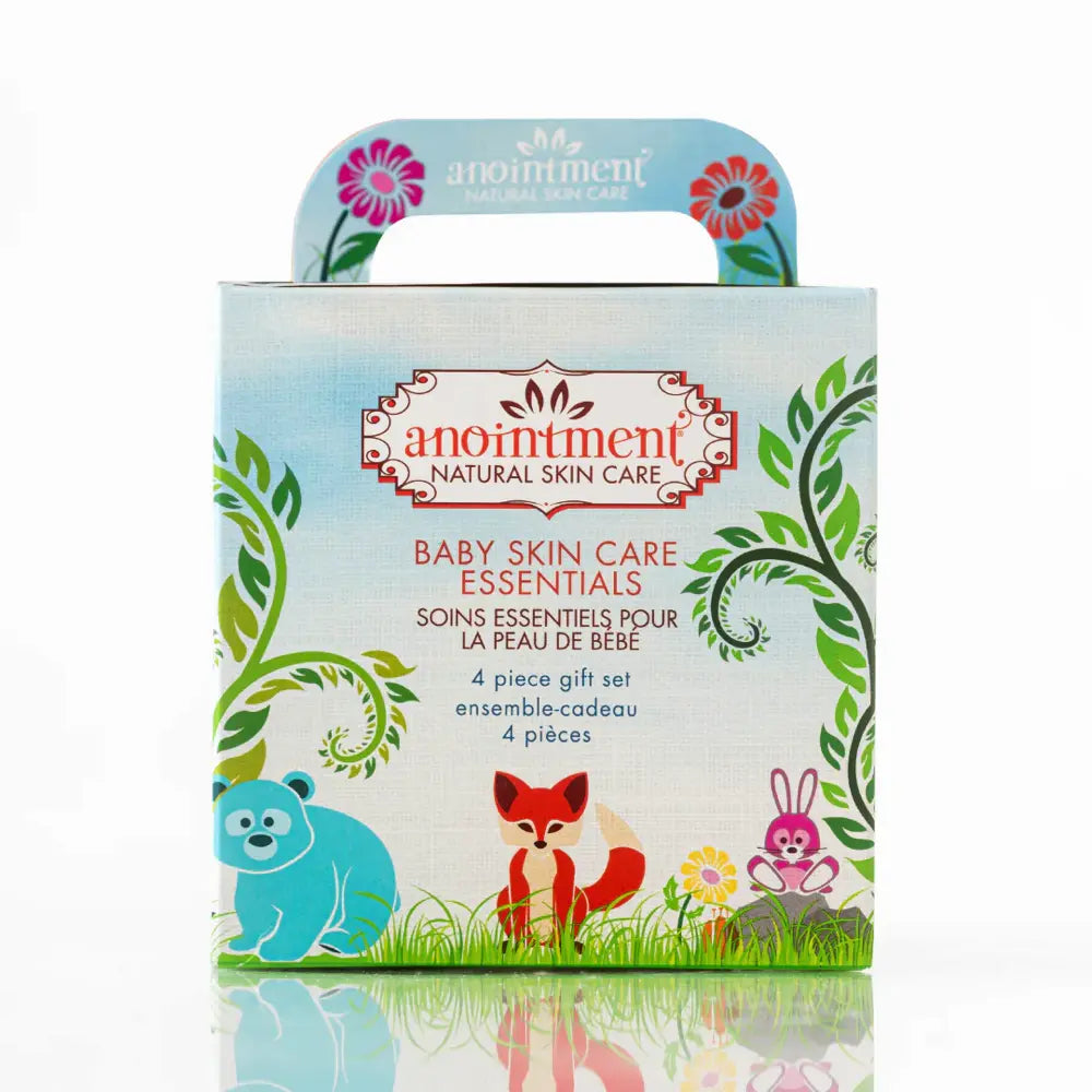 Anointment Baby Skin Care Essentials Set - Gentle Moisturizing Lotion, Soap & Cream for Newborns & Toddlers - Perfect for Daily Bath Time & Diaper Change Routine