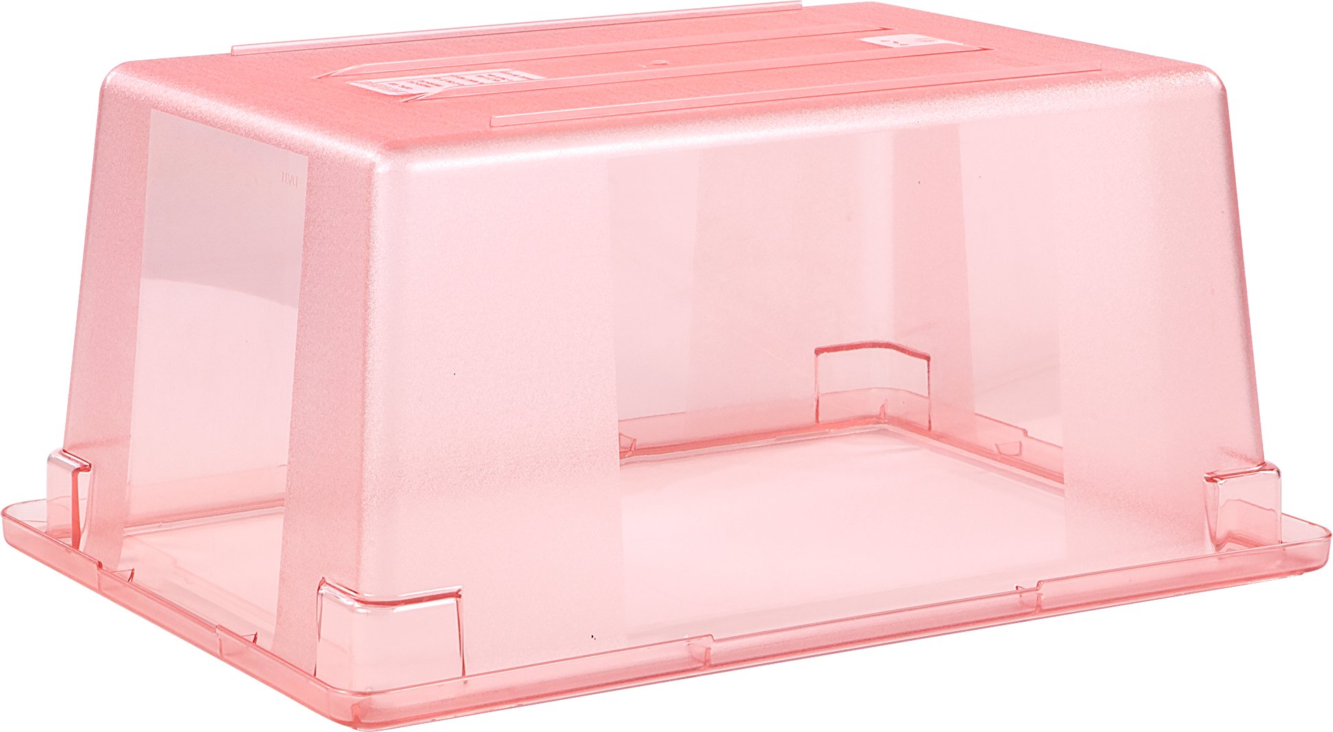 Carlisle 16.6 Gallon Red Food Storage Containers (3-Pack) - 26