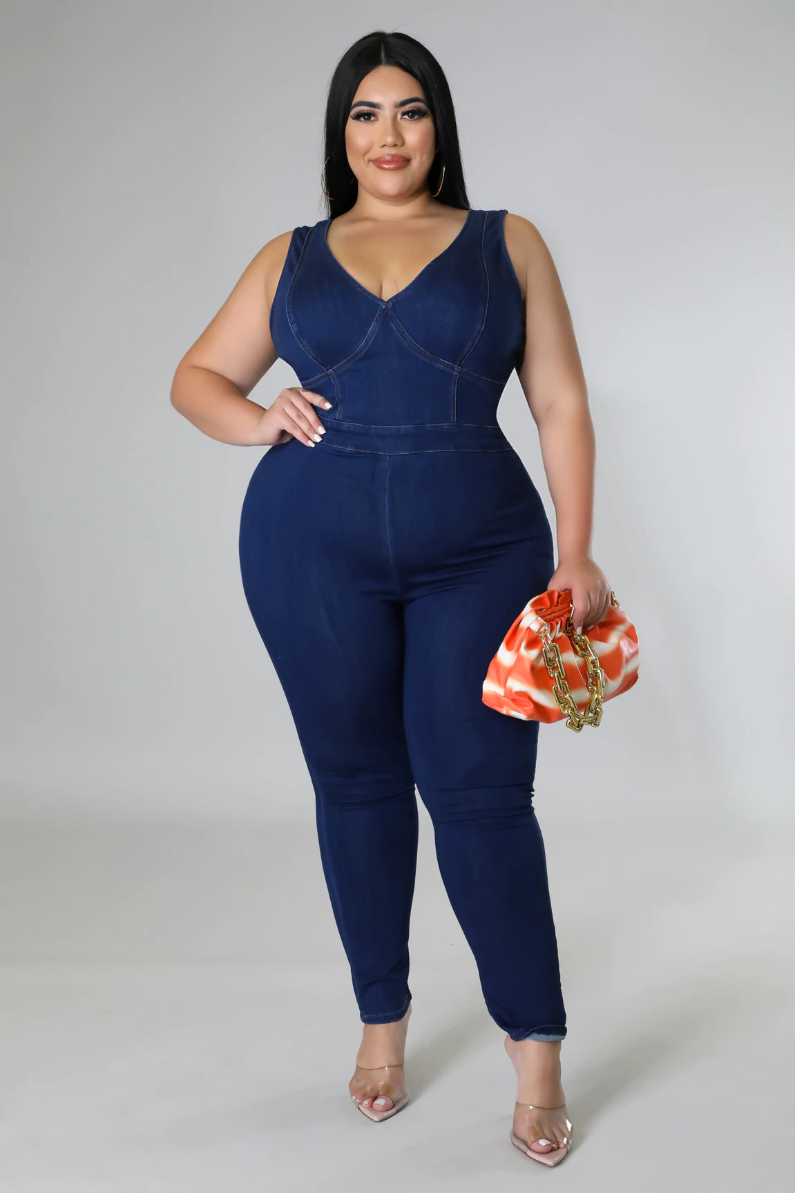Adrian Curve Jumpsuit for Women - Stylish & Comfortable One-Piece Outfit for Casual Wear, Work & Date Night