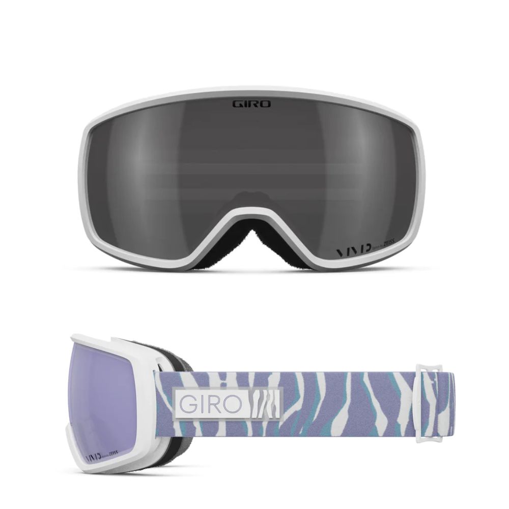 Giro Balance II Women's Ski Goggles with S2 Lens - Lilac Animal Print for Snowboarding & Winter Sports - UV Protection & Anti-Fog for All-Day Comfort on Slopes