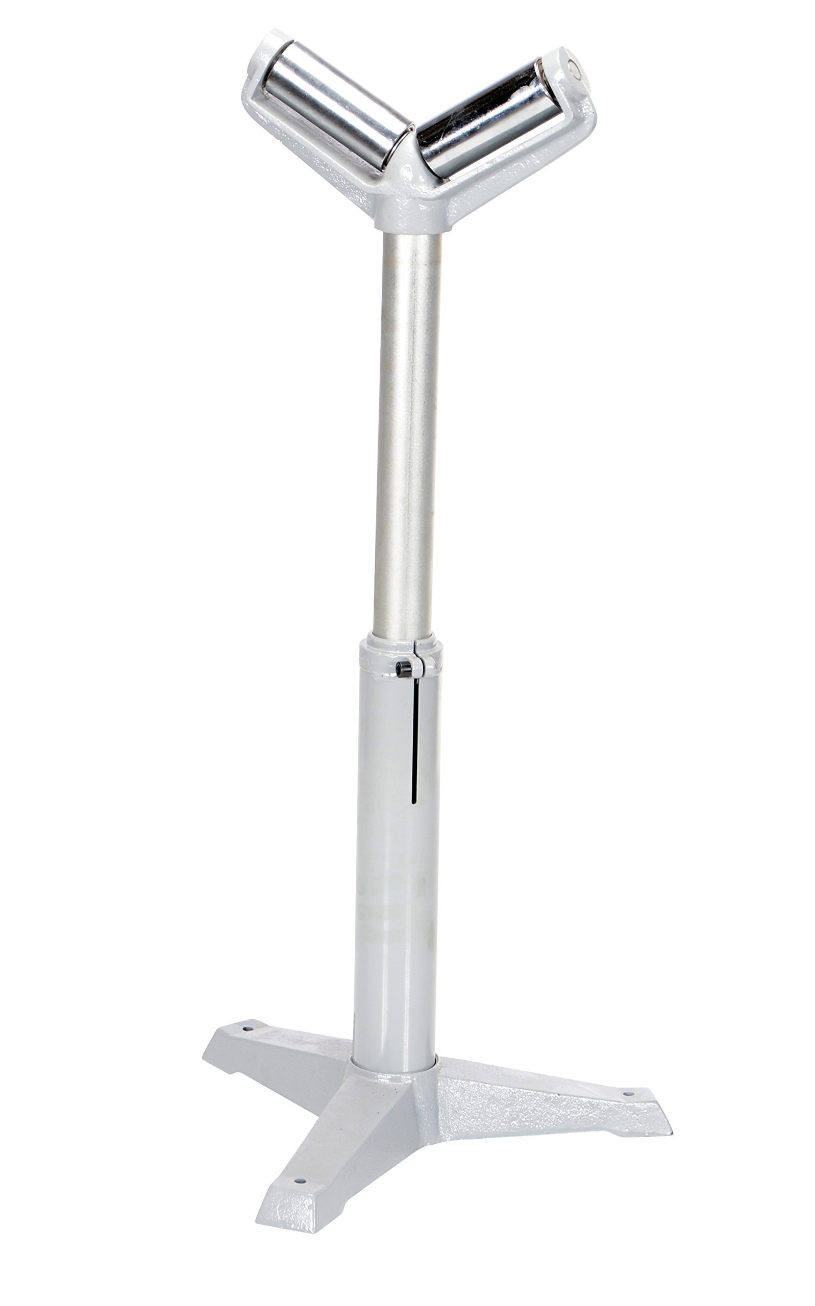 Vestil STAND-V 5-Inch V Deluxe Roller Stand – Adjustable Height 23 to 38.5 Inches – 1760 lbs Capacity – Heavy-Duty Support for Woodworking, Construction, and Workshop Projects