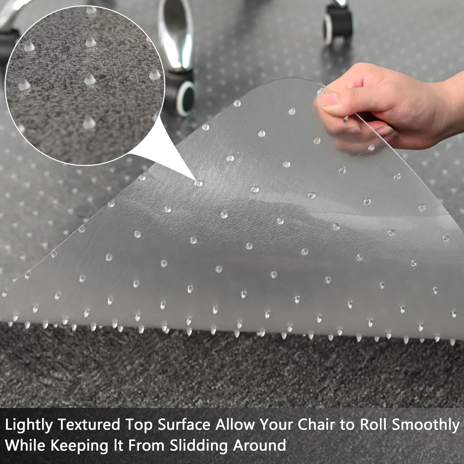 Large Office Chair Mat for Low Pile Carpet - 35
