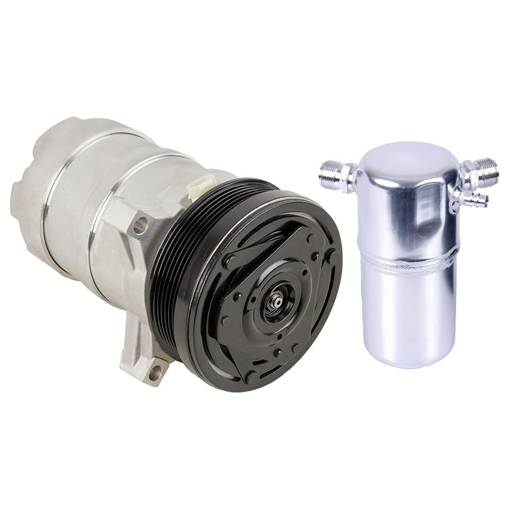 New AC Compressor with A/C Drier for Cadillac DeVille Eldorado Seville - BuyAutoParts 60-86090R2 | Replacement Part for Car Air Conditioning System | Perfect for Summer Cooling & Long Road Trips