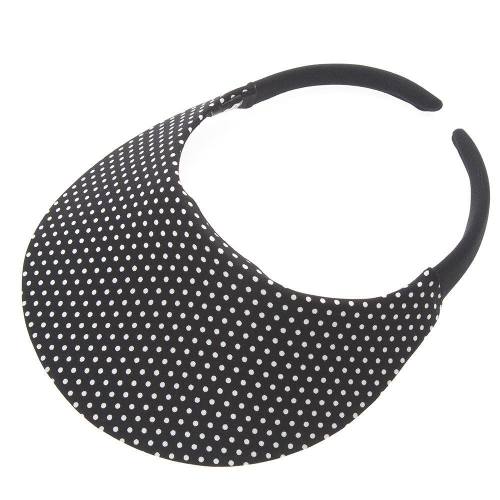 Women's No Headache Sun Visor - Round Brim Sports Hat for Golf, Tennis & Running - UV Protection Breathable Visor for Outdoor Activities