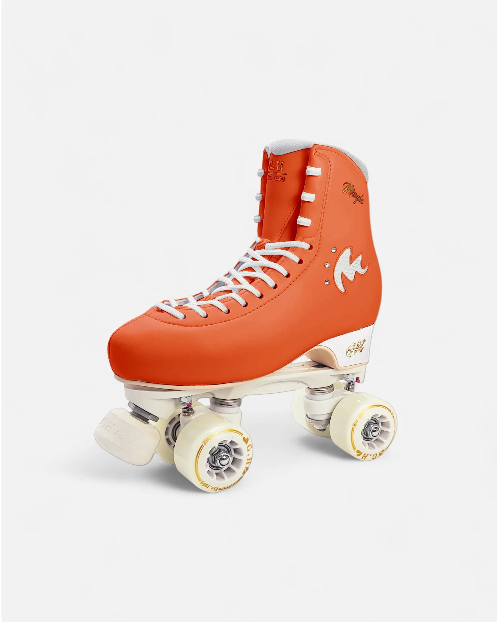 GH Magic Quad Roller Skates for Women & Men - Adjustable Outdoor/Indoor Rollerblades with Light Up Wheels - Perfect for Fitness, Rink Skating & Street Roller Derby