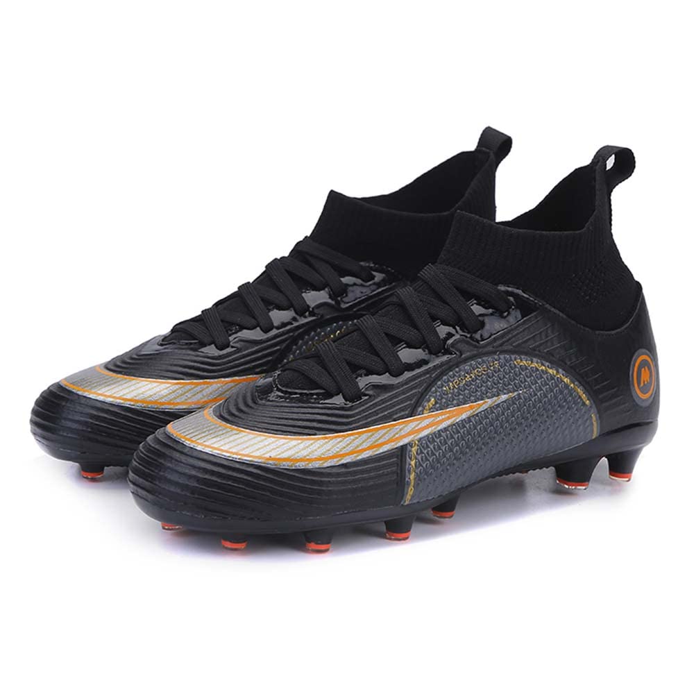 **Boys' High-Top Soccer Cleats - AG Turf & Outdoor Football Shoes with Ankle Support | Big Kids Niber Series for Training & Matches**    *(Optimized for Google SEO, translated to English, and includes usage scenarios.)*