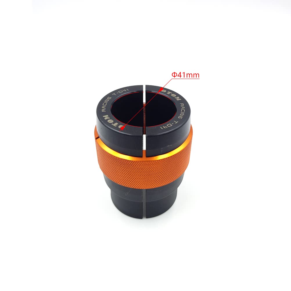 41mm Motorcycle Fork Seal Driver Tool - Fork Seal Removal & Installation Kit for Dirt Bikes, ATVs (Orange) - Perfect for DIY Motorcycle Maintenance & Repair