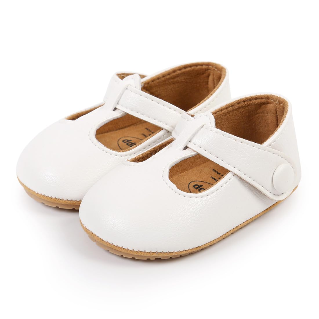 Baby Girl Soft Sole Mary Jane Shoes - Infant Toddler Walking Flat Shoes for Prewalkers & Weddings | Crib Shoes for Newborns & Special Occasions