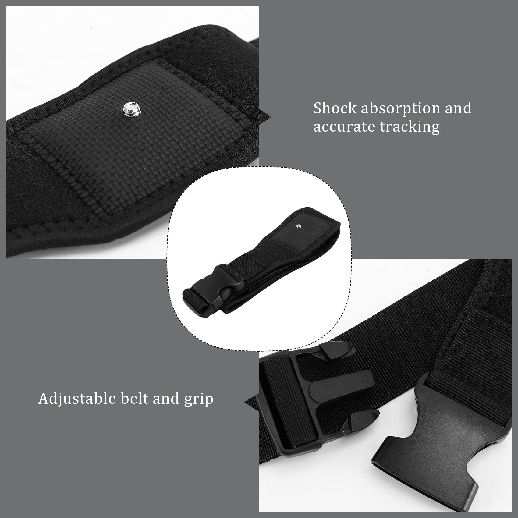 Adjustable VR System Tracker Belt Strap - Compatible with Virtual Reality Headsets & Motion Tracking - Perfect for VR Gaming, Fitness & Simulation Training