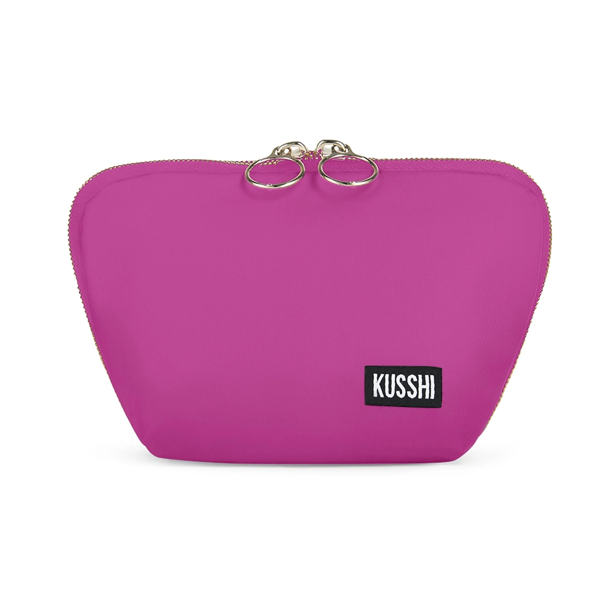 Premium Leather Makeup Bag for Women - Waterproof Cosmetic Organizer with Zipper Closure - Perfect for Travel, Gym & Daily Essentials Storage