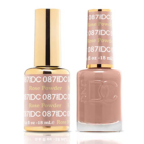 Premium DND DC 087 Rose Powder Gel Nail Polish Set - Long Lasting Salon Quality Nail Art Kit for Manicure & Pedicure | Perfect for Parties, Weddings, and Special Occasions