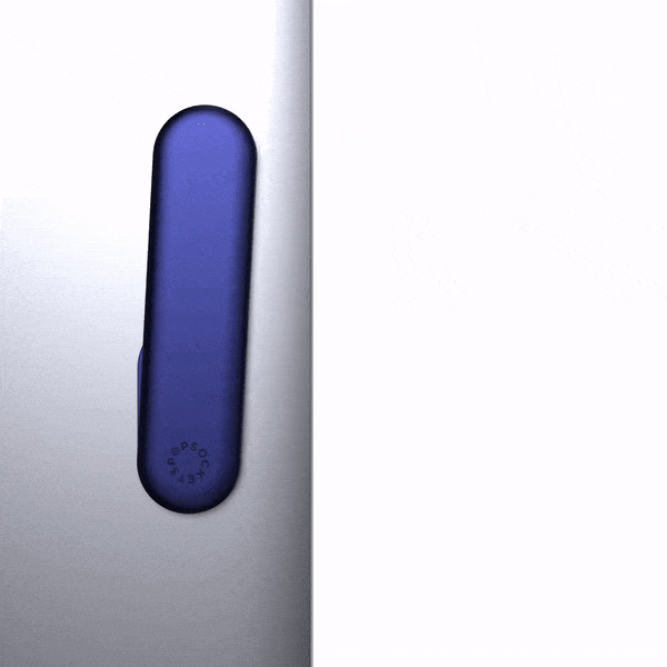 PopSockets Laptop Mount - French Navy | Secure Phone Holder for MacBook & Laptops | Perfect for Work, Travel & Video Calls