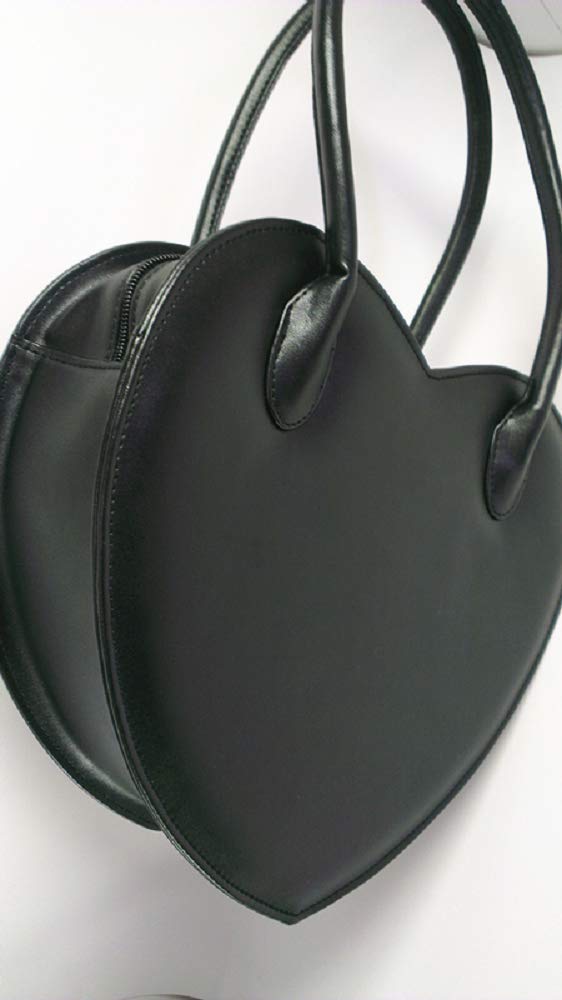 GK-O Fashion Women's Heart Shaped Lolita Handbag - PU Leather Clutch Purse & Wallet for Parties, Dating, Cosplay and Everyday Use