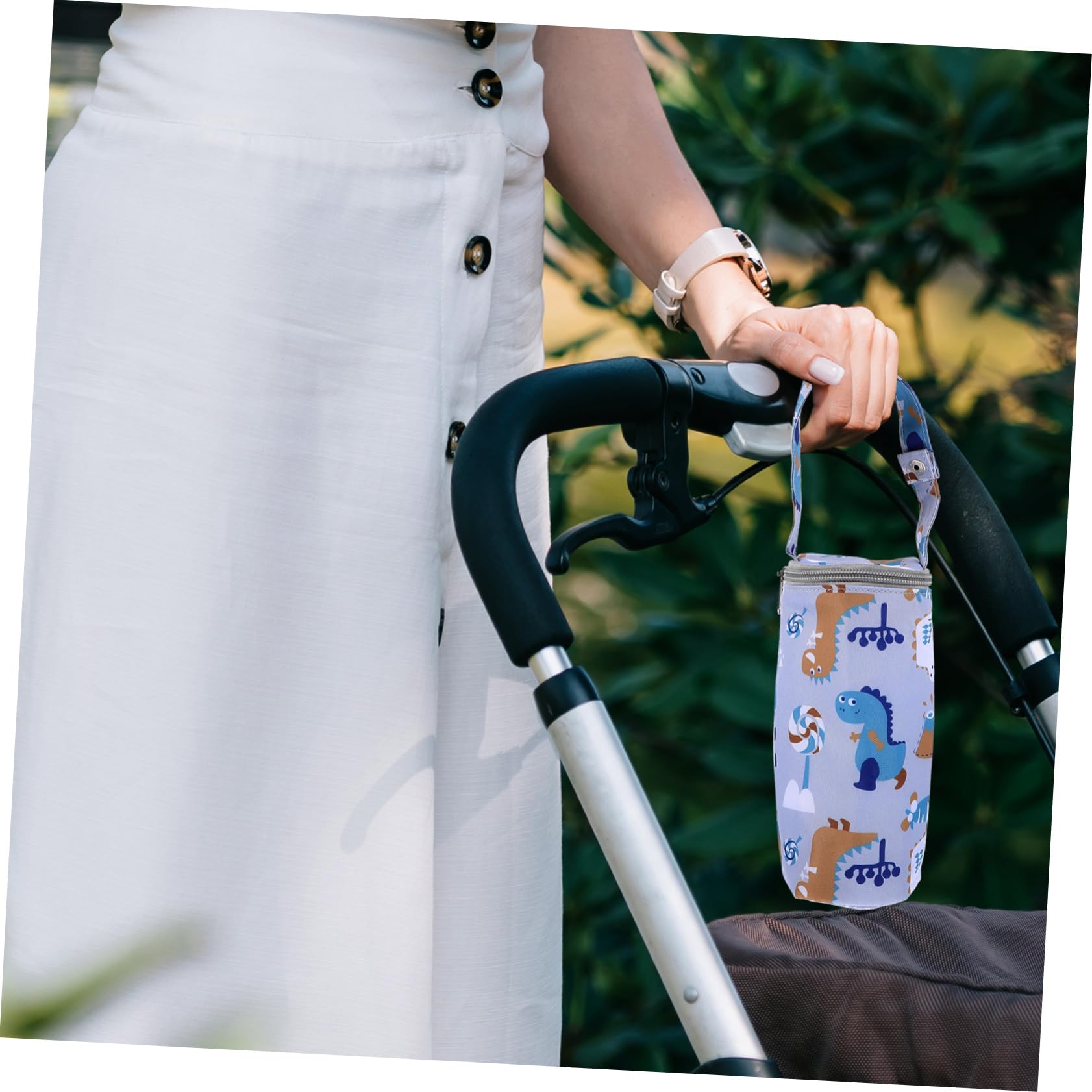 Hoement 2-Pack Insulated Baby Bottle Bag - Adjustable & Portable Thermal Bottle Sleeve for Breast Milk, Formula & Drinks - Perfect for Travel, Daycare & On-the-Go Feeding (Newborn & Infant)