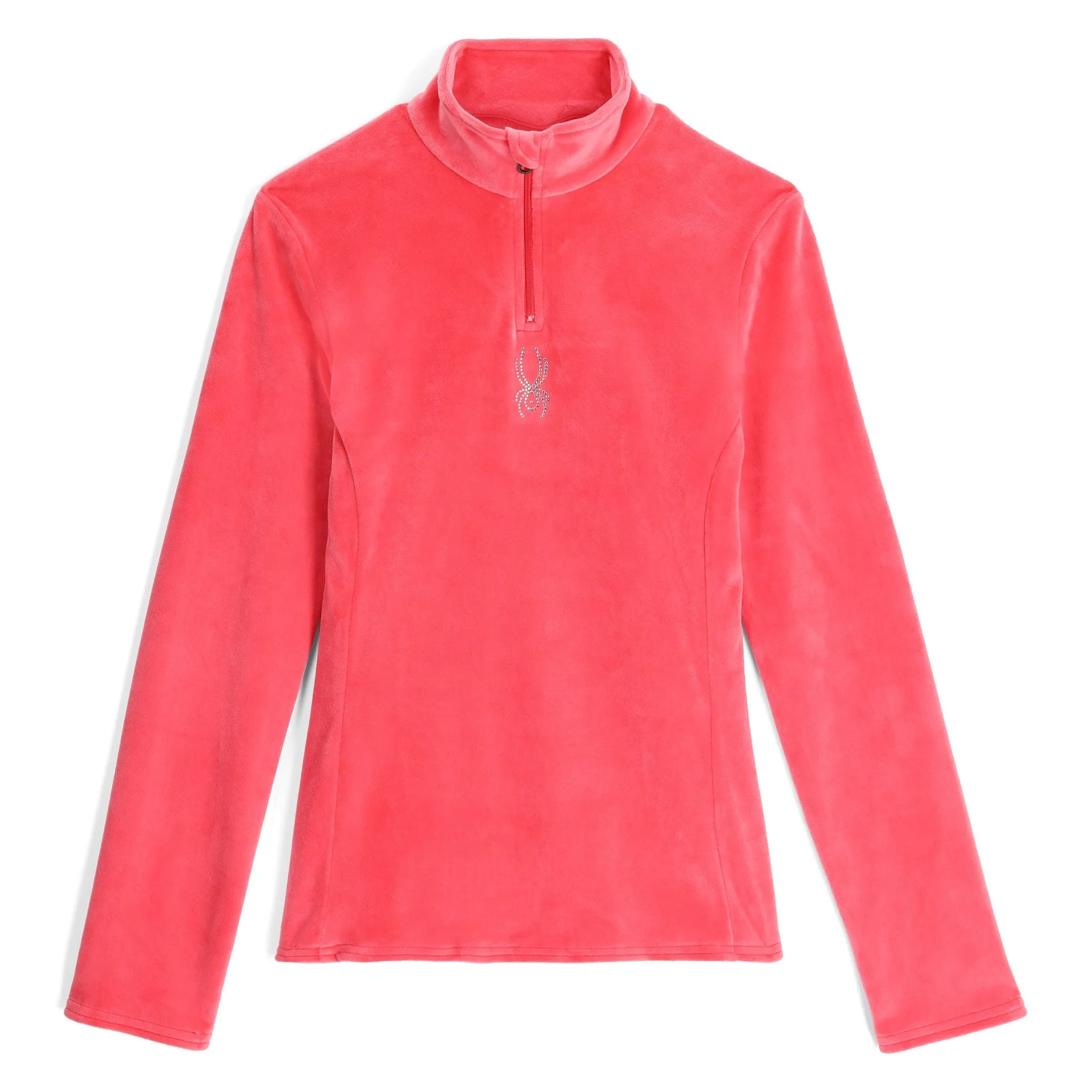 Spyder Women's Shimmer Bug 1/2 Zip Fleece Jacket 2025 - Warm Winter Pullover for Skiing & Outdoor Activities