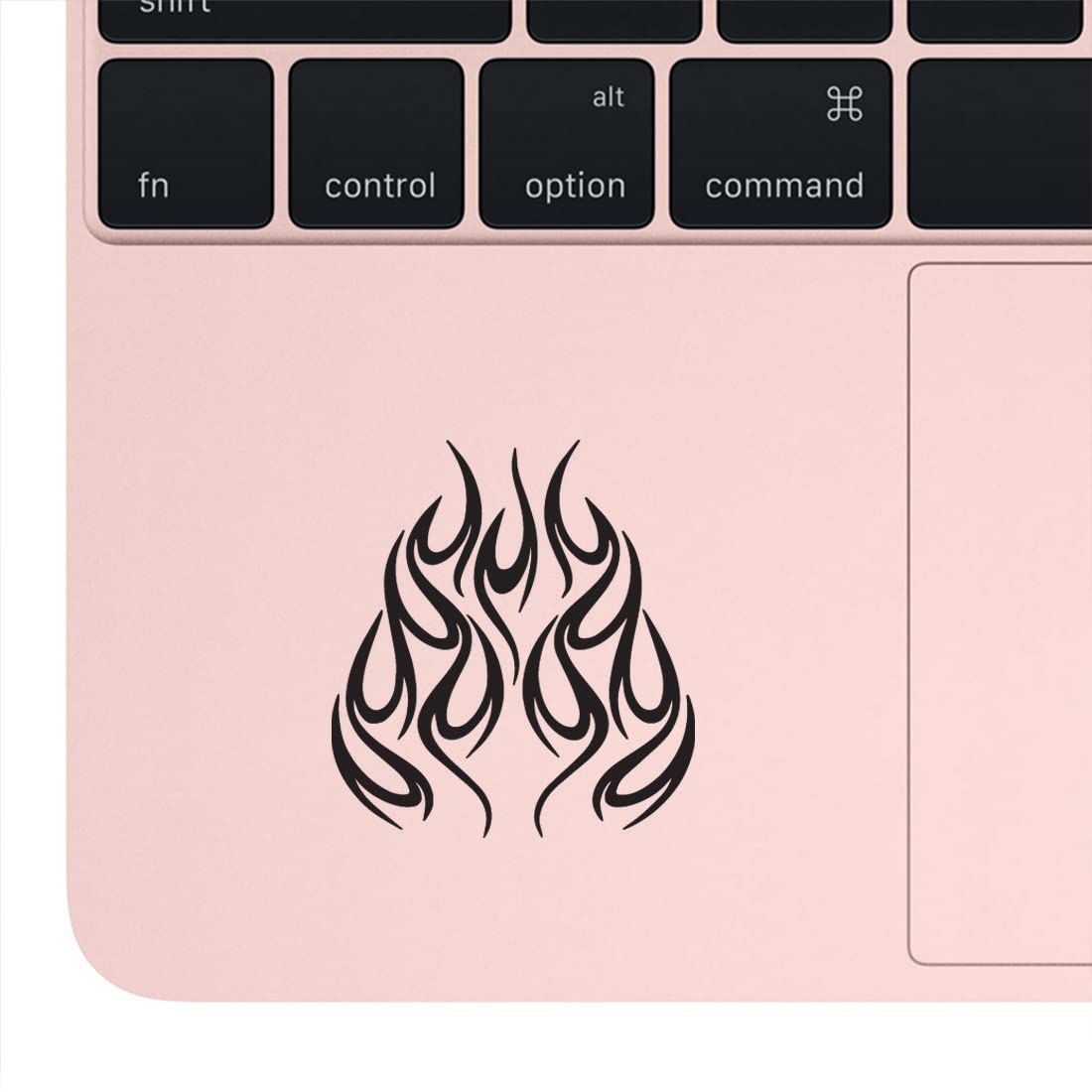 Premium Black Flames Motorcycle Decals - Waterproof Vinyl Stickers (Set of 2) for Helmets, Cars, Laptops & More - Perfect for Bike Customization, Wall Decor, and Personalizing Accessories