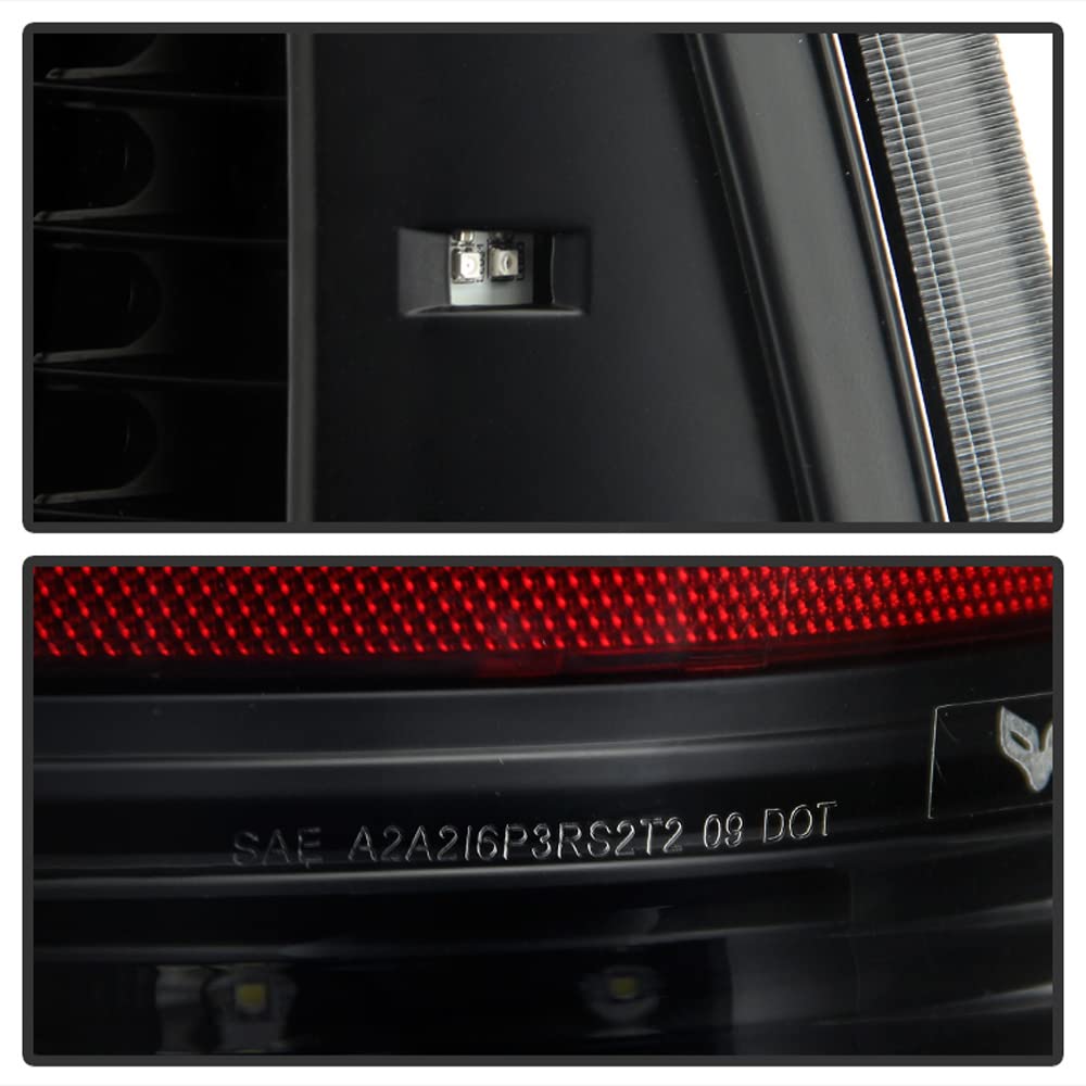 ACANII LED Tail Lights Brake Lamps for 2009-2018 Dodge Ram 1500 2500 3500 - Smoked Black Housing, Plug & Play Installation - Perfect for Off-Roading, Night Driving & Custom Truck Upgrades